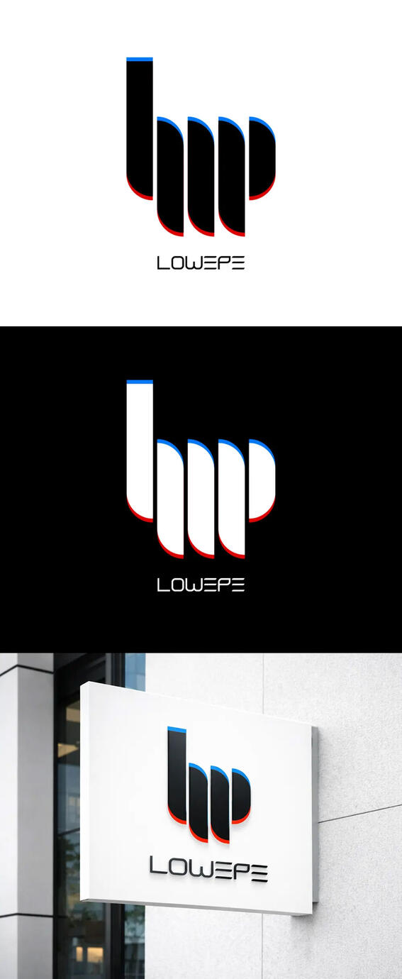 Logo and brand mark concept for a gaming creator including modern logo design and brand identity signage mockup